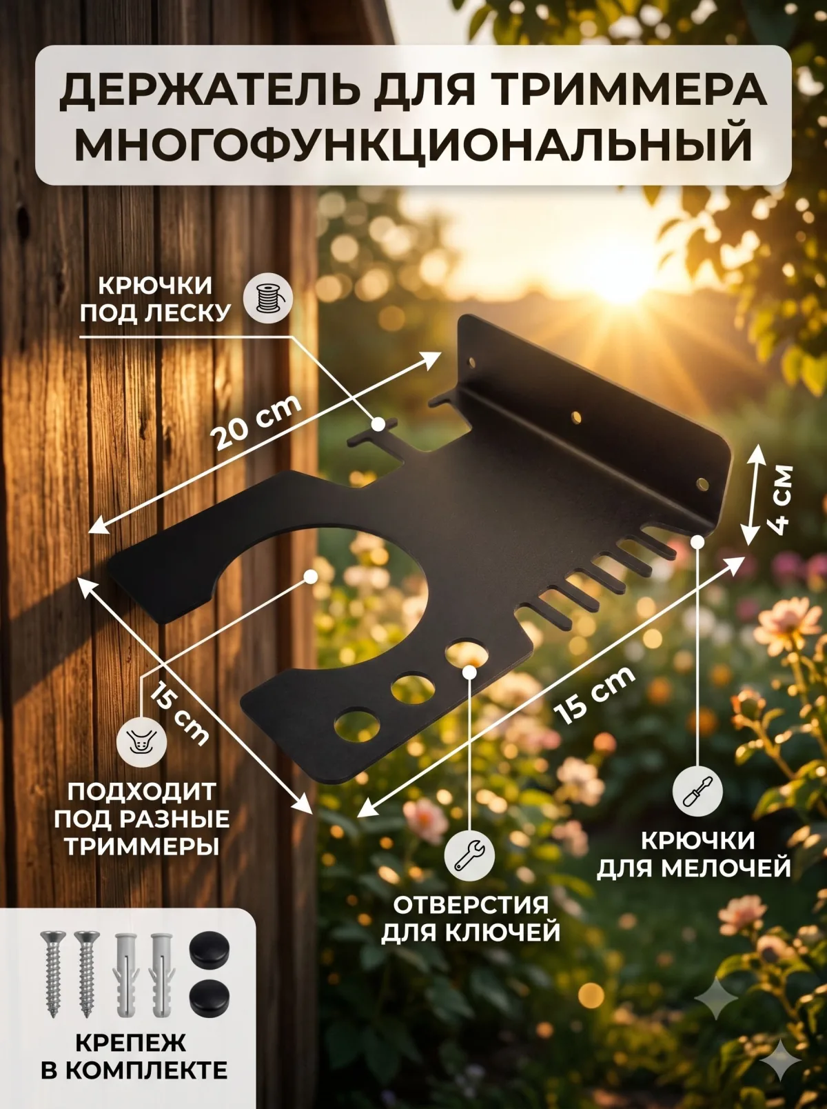 Ключница «Триммер» — чёрная — купить в M-Style