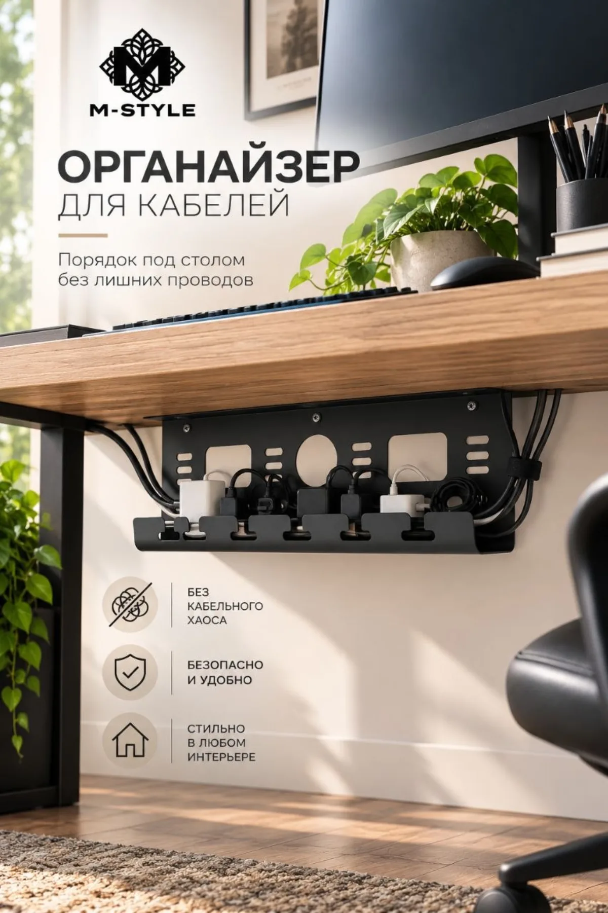 Крепление для фильтра — чёрное — купить в M-Style